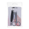 ЮНИLOOK Набор маникюрный 3 пр. (триммер с пушером, книпсер, ножницы), арт.10-10