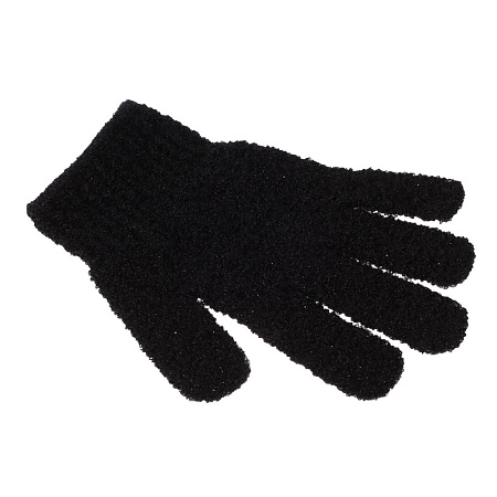 Мочалка перчатка тм ЮL с отшелушивающим эффектом, полиэстер, 18см, 5 цветов, МС24-06