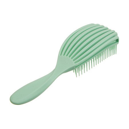 Расческа массажная веерная тм ЮНИLOOK, 23 см, пластик, 4 цвета