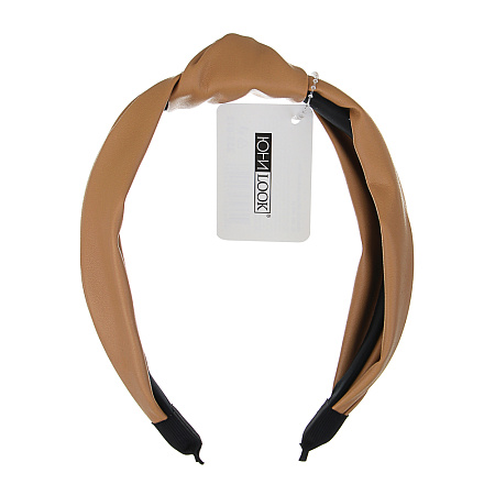 Ободок для волос ЮНИLOOK, 3см, PU, ABS, 3-4 цвета, ACS-66