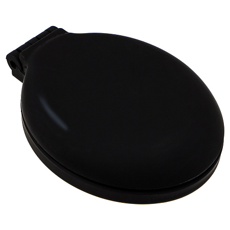 Расческа дорожная тм ЮНИLOOK, с зеркалом пластик, стекло, 6х8см, 4 цвета