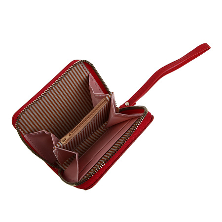 ЮL Кошелек женский мини для карт, купюр и монет на молнии, полиуретан, 11х8,5х2 см, 6 цветов, КЖ24-05