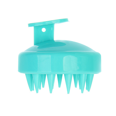 Щетка массажная для головы тм ЮНИLOOK, пластик, d7,7см,4 цвета