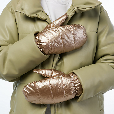 GALANTE Рукавицы женские, р. 18-20, золотые, СЗМП-7
