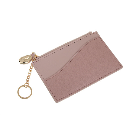 Кардхолдер для карт и купюр на цепочке 4 слота тм ЮL Drop , ПУ, металл, 13,5х9см, 3 цвета, С344-11