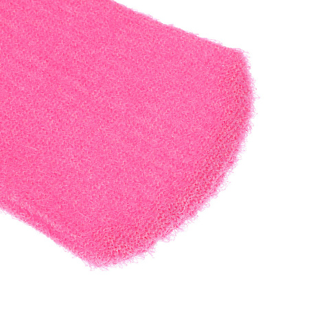 ЮL Мочалка рукавица банная с отшелушивающим эффектом, полипропилен,  11х19см, 6-12 цветов