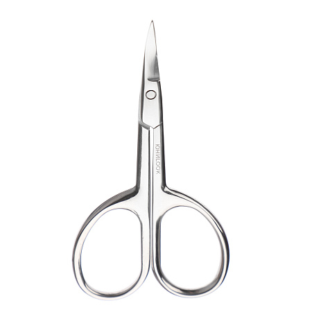 ЮНИLOOK Ножницы маникюрные "ULTRA", загнутые, 9,5 см, сталь, #3