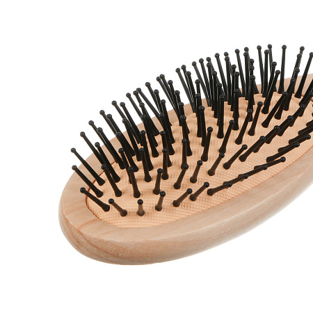 Расческа массажная тм ЮНИLOOK, 22 см, дерево, пластик