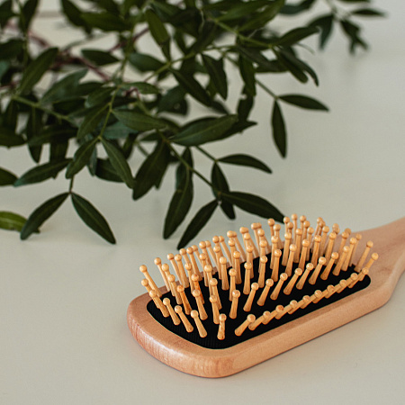 ЮНИLOOK Расческа массажная Эко, дерево, 22,5х6,5см