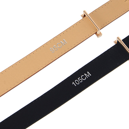 ЮL Ремень женский, ПУ, металл, ширина 2,3см, длина 95/105см, 2 цвета, РЖ25-01