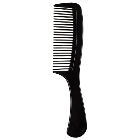 Расческа-гребень тм ЮНИLOOK, пластик, 22х5см, черный