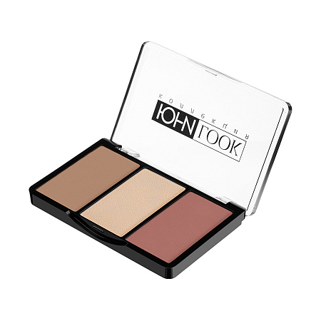 ЮНИLOOK Набор для контуринга 3 в 1, 11гр, Тон 02
