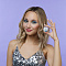 ЮНИLOOK Шайн Подводка гелевая с кистью, 3,8г, тон 01, лавандовый