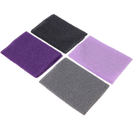 ЮL Мочалка пилинг японская для бани и душа с ручками, жесткая, полиэстер, 45х19см, 4 цвета, МС24-07