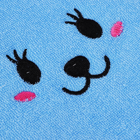 ЮL Мочалка рукавичка для ванны и душа в виде зверюшек, полиэстер, 18х13см, 3 дизайна, МС24-08