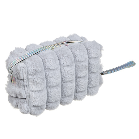 ЮL Косметичка из искусственного меха Флаффи, 100% ПЭ, 18х10х7см, 2 цвета