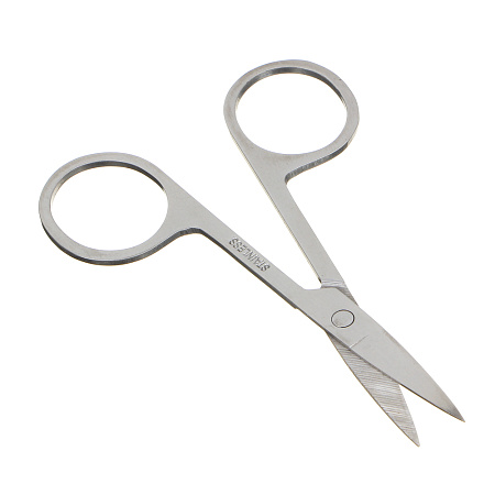 ЮНИLOOK Ножницы маникюрные для ногтей и кутикулы с прямыми лезвиями, сталь, 8,8см, HS-0621