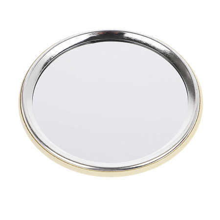 ЮНИLOOK Зеркало карманное, металл, стекло, d7,5см, 6-12 дизайнов