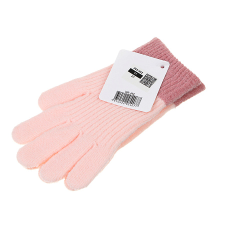 GALANTE Перчатки детские с начесом однослойные, р.14, 100% полиэстер, цвет в ас-те, ОЗ25-36