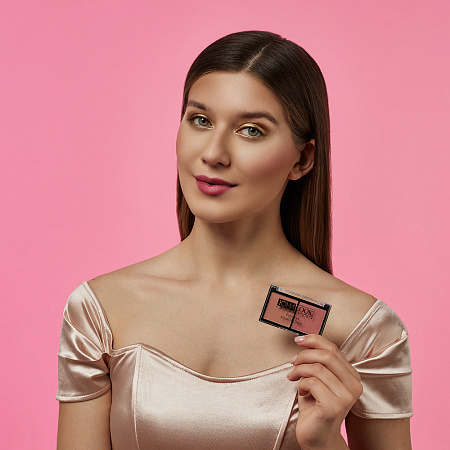ЮНИLOOK Румяна компактные, 4,6гр, тон 2, РК-19