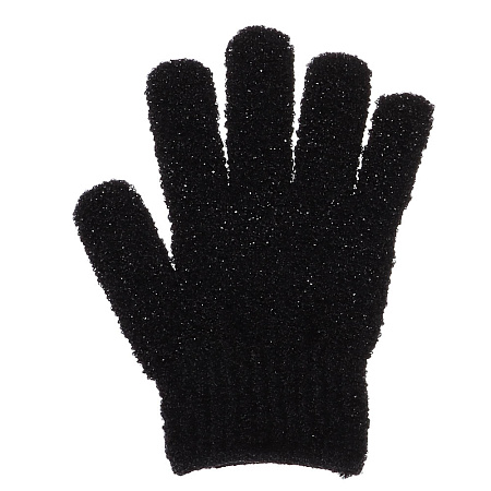 Мочалка перчатка тм ЮL с отшелушивающим эффектом, полиэстер, 18см, 5 цветов, МС24-06