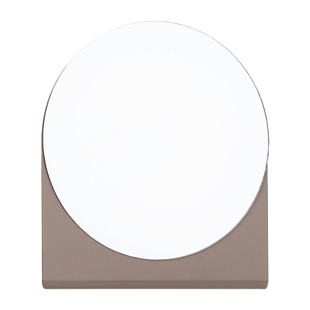 ЮНИLOOK Тинес Зеркало настольное на металлической подставке, железо, стекло 17х15х5,5см, беж