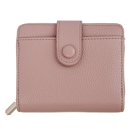 ЮL Ореана Кошелек для карт, купюр и монет с застежкой на кнопке, полиуретан, 11,5х9,5х2,5 см, 3 цвета, КЖ24-03