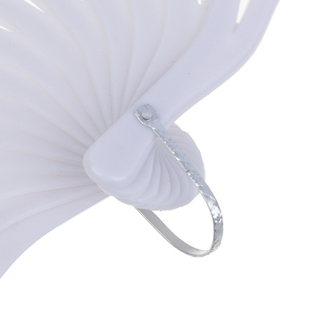 ЮНИLOOK Веер складной тканевый с рисунком сакура, 23 см, полиэстер, пластик, 6 цветов