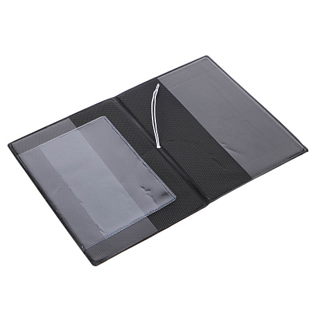 Обложка для паспортатм ЮL с отд.для карт и удерживающей резинкой , ПВХ, 13,7х9,6см, 6 дизайнов, #2