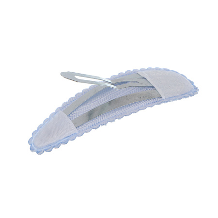 ЮНИLOOK Зажим для волос детский, 2шт, полиэстер, металл, ACS25-9