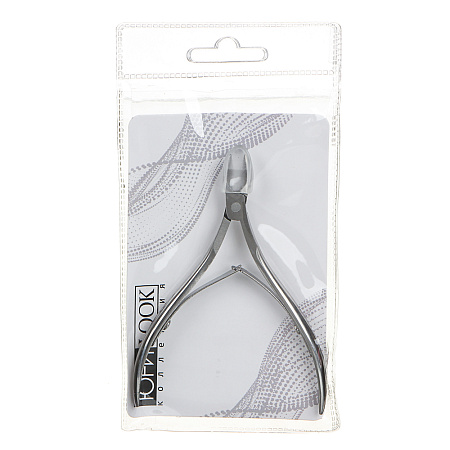 ЮНИLOOK Кусачки маникюрные для кутикулы с двойной пружиной, длина лезвий 8мм, сталь, 9,5см