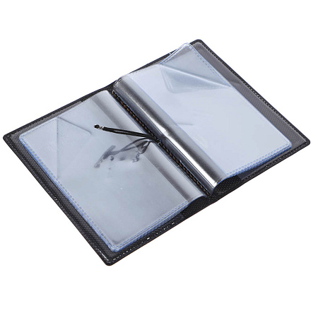 Визитница-картхолдер тм ЮL на 10 карт с удерживающей резинкой, ПВХ, 10,4х7см, 6 дизайнов