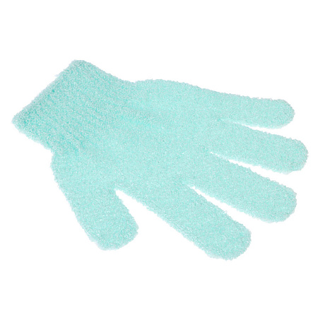 Мочалка перчатка тм ЮL с отшелушивающим эффектом, полиэстер, 18см, 5 цветов, МС24-06