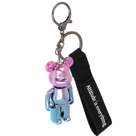 Подвеска брелок с шармом тм ЮL, пластик, полиэстер, металл, 6,5 см, 6 цветов, #5