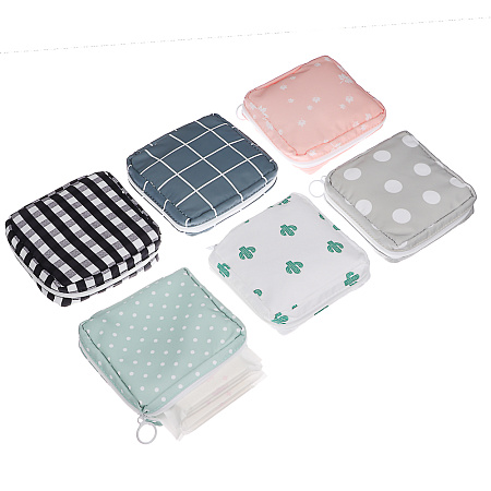 Мини-органайзер для гигиенических средств ЮL, полиэстер, 12x12x5,5см, 4-6 дизайнов