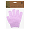 Мочалка перчатка тм ЮL с отшелушивающим эффектом, полиэстер, 18см, 5 цветов, МС24-06