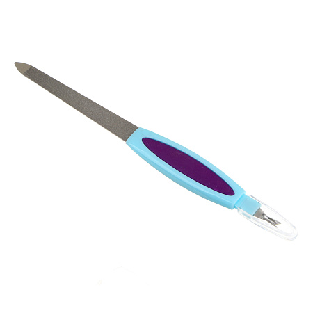 ЮНИLOOK Набор маникюрный 2 пр. (пилка металлическая с триммером, пилка наждачная), арт.10-5