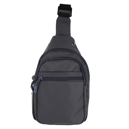 ЮL Магнетик Сумка-слинг 4 отделения, 100% полиэстер, 29х17х9см, графит, МП-9