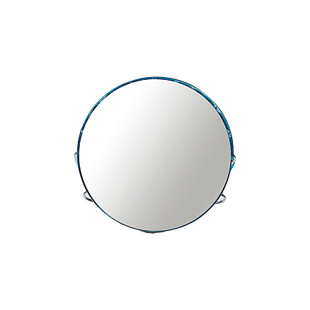 ЮНИLOOK Зеркало настольное двустороннее с увеличением, сталь, стекло, диаметр 14,5см