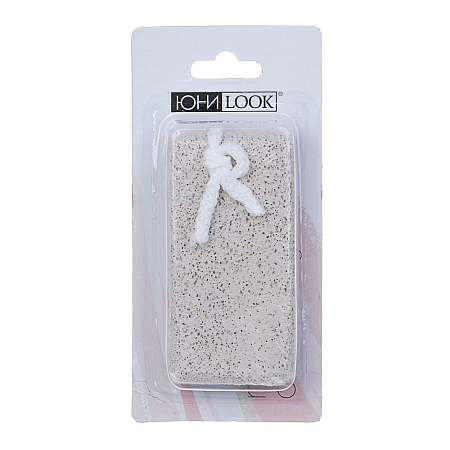 ЮНИLOOK Пемза для педикюра, иск.пемза, полиэстер, 9,8х4,8х1,8см