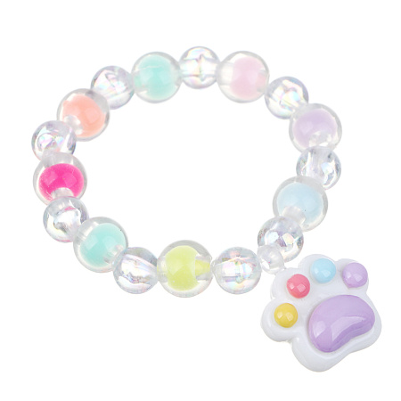 Набор детской бижутерии BY Русские супергерои: браслет, клипсы, кольцо, заколки клик-клаки 2шт,3диз.