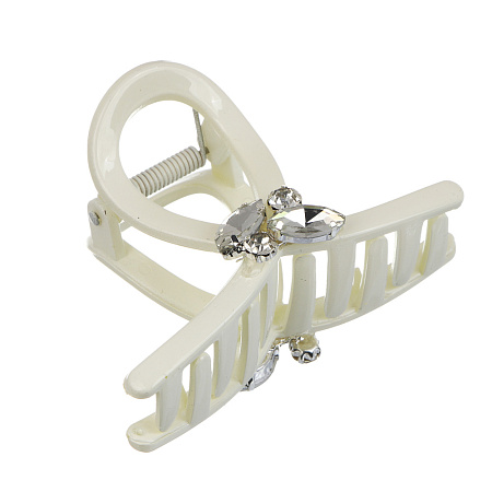 Краб для волос, тм ЮНИLOOK, 8см, пластик, 3 дизайна, #3