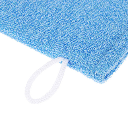 ЮL Мочалка рукавичка для ванны и душа в виде зверюшек, полиэстер, 18х13см, 3 дизайна, МС24-08