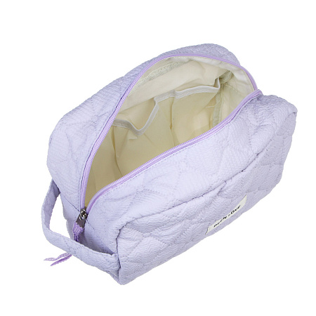 ЮL Косметичка стеганая дутая с боковой ручкой Килт, 100% ПЭ, 24х13х10см, 2 цвета