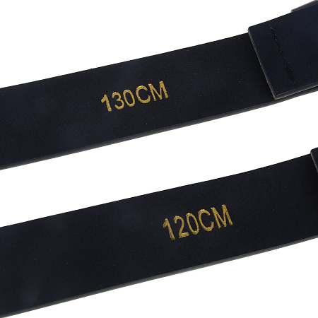 ЮL Ремень мужской, ПУ, металл, 120/130х2,8см, черный, РМ2023-6