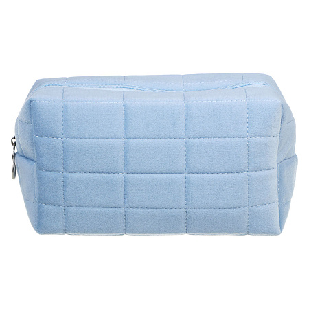 ЮL Косметичка велюровая Мадмуазель, полиэстер, 18х12,5х7,5см, 3 цвета