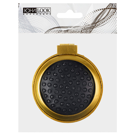 ЮНИLOOK Расческа складная с зеркалом Дорожная, пластик, 6,5см, 4 цвета, P-01