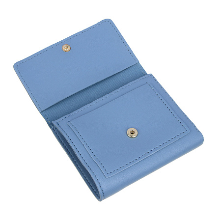 ЮL Симпли Кошелек женский мини для карт и купюр на кнопке, ПУ, 11,5х9х2см, 3 цвета, КЖ24-47