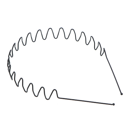 Ободок для волос ЮНИLOOK, 0,5-1,7см, металл, 3 дизайна, ACS-103