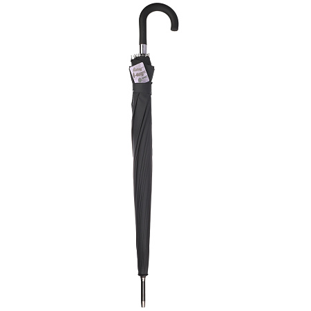 Зонт-трость мужской, металл, эпонж, d113см, 16 спиц, 2 цвета